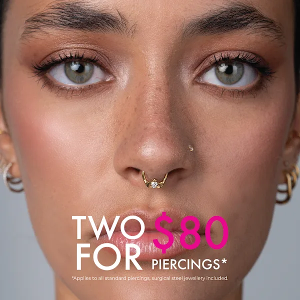 SkinKandy: Two for $80 piercings